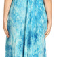 Sakkas Jass Women's Spaghetti Strap Casual Summer Sleeveless Tie-dye Dress