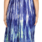 Sakkas Jass Women's Spaghetti Strap Casual Summer Sleeveless Tie-dye Dress