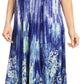 Sakkas Jass Women's Spaghetti Strap Casual Summer Sleeveless Tie-dye Dress