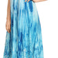 Sakkas Jass Women's Spaghetti Strap Casual Summer Sleeveless Tie-dye Dress