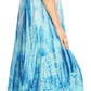 Sakkas Jass Women's Spaghetti Strap Casual Summer Sleeveless Tie-dye Dress