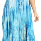 Sakkas Jass Women's Spaghetti Strap Casual Summer Sleeveless Tie-dye Dress