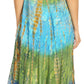 Sakkas Lupe Women's Casual Summer Fringe Maxi Loose V-neck High-low Dress Cover-up