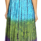 Sakkas Lupe Women's Casual Summer Fringe Maxi Loose V-neck High-low Dress Cover-up