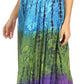 Sakkas Lupe Women's Casual Summer Fringe Maxi Loose V-neck High-low Dress Cover-up
