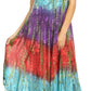 Sakkas Lupe Women's Casual Summer Fringe Maxi Loose V-neck High-low Dress Cover-up