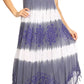 Sakkas Lupe Women's Casual Summer Fringe Maxi Loose V-neck High-low Dress Cover-up