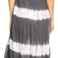 Sakkas Lupe Women's Casual Summer Fringe Maxi Loose V-neck High-low Dress Cover-up