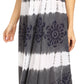 Sakkas Lupe Women's Casual Summer Fringe Maxi Loose V-neck High-low Dress Cover-up