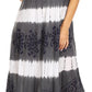 Sakkas Lupe Women's Casual Summer Fringe Maxi Loose V-neck High-low Dress Cover-up