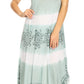 Sakkas Lupe Women's Casual Summer Fringe Maxi Loose V-neck High-low Dress Cover-up