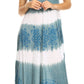 Sakkas Lupe Women's Casual Summer Fringe Maxi Loose V-neck High-low Dress Cover-up