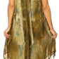 Sakkas Lara Women's Casual Fringe Loose Maxi Dress Caftan Cover-up