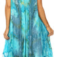 Sakkas Lara Women's Casual Fringe Loose Maxi Dress Caftan Cover-up