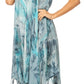 Sakkas Lara Women's Casual Fringe Loose Maxi Dress Caftan Cover-up