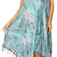 Sakkas Lara Women's Casual Fringe Loose Maxi Dress Caftan Cover-up
