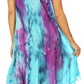 Sakkas Lara Women's Casual Fringe Loose Maxi Dress Caftan Cover-up