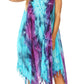 Sakkas Lara Women's Casual Fringe Loose Maxi Dress Caftan Cover-up