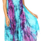 Sakkas Lara Women's Casual Fringe Loose Maxi Dress Caftan Cover-up