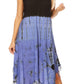Sakkas Lara Women's Casual Fringe Loose Maxi Dress Caftan Cover-up