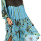 Sakkas Lara Women's Casual Fringe Loose Maxi Dress Caftan Cover-up