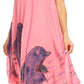 Sakkas Tia Women's Casual Summer Maxi Loose Fit Sleeveless Tank Dress Cover-up