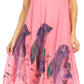 Sakkas Tia Women's Casual Summer Maxi Loose Fit Sleeveless Tank Dress Cover-up