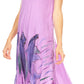 Sakkas Tia Women's Casual Summer Maxi Loose Fit Sleeveless Tank Dress Cover-up