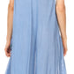 Sakkas Tia Women's Casual Summer Maxi Loose Fit Sleeveless Tank Dress Cover-up
