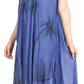 Sakkas Tia Women's Casual Summer Maxi Loose Fit Sleeveless Tank Dress Cover-up