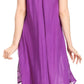 Sakkas Tia Women's Casual Summer Maxi Loose Fit Sleeveless Tank Dress Cover-up