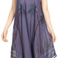 Sakkas Tia Women's Casual Summer Maxi Loose Fit Sleeveless Tank Dress Cover-up
