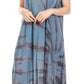 Sakkas Tia Women's Casual Summer Maxi Loose Fit Sleeveless Tank Dress Cover-up