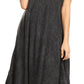Sakkas Dalida Women's Short Sleeve Corset Tie dye Embroidered Flared Dress