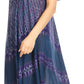 Sakkas Dalida Women's Short Sleeve Corset Tie dye Embroidered Flared Dress