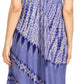 Sakkas Dalida Women's Short Sleeve Corset Tie dye Embroidered Flared Dress