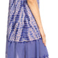 Sakkas Dalida Women's Short Sleeve Corset Tie dye Embroidered Flared Dress