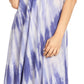 Sakkas Dalida Women's Short Sleeve Corset Tie dye Embroidered Flared Dress