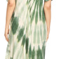 Sakkas Dalida Women's Short Sleeve Corset Tie dye Embroidered Flared Dress