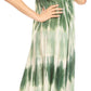 Sakkas Dalida Women's Short Sleeve Corset Tie dye Embroidered Flared Dress