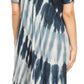 Sakkas Dalida Women's Short Sleeve Corset Tie dye Embroidered Flared Dress