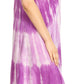 Sakkas Dalida Women's Short Sleeve Corset Tie dye Embroidered Flared Dress
