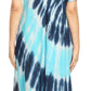 Sakkas Dalida Women's Short Sleeve Corset Tie dye Embroidered Flared Dress