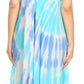 Sakkas Dalida Women's Short Sleeve Corset Tie dye Embroidered Flared Dress