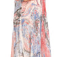 Sakkas Dalida Women's Short Sleeve Corset Tie dye Embroidered Flared Dress