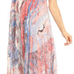 Sakkas Dalida Women's Short Sleeve Corset Tie dye Embroidered Flared Dress