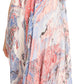 Sakkas Dalida Women's Short Sleeve Corset Tie dye Embroidered Flared Dress