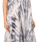 Sakkas Liz  Women's Maxi Loose Sleeveless Summer Casual Tank Dress Cover-up Caftan