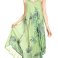 Sakkas Oxa Women's Casual Summer Maxi Long Loose Sleeveless V-neck Dress Cover-up