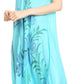 Sakkas Oxa Women's Casual Summer Maxi Long Loose Sleeveless V-neck Dress Cover-up